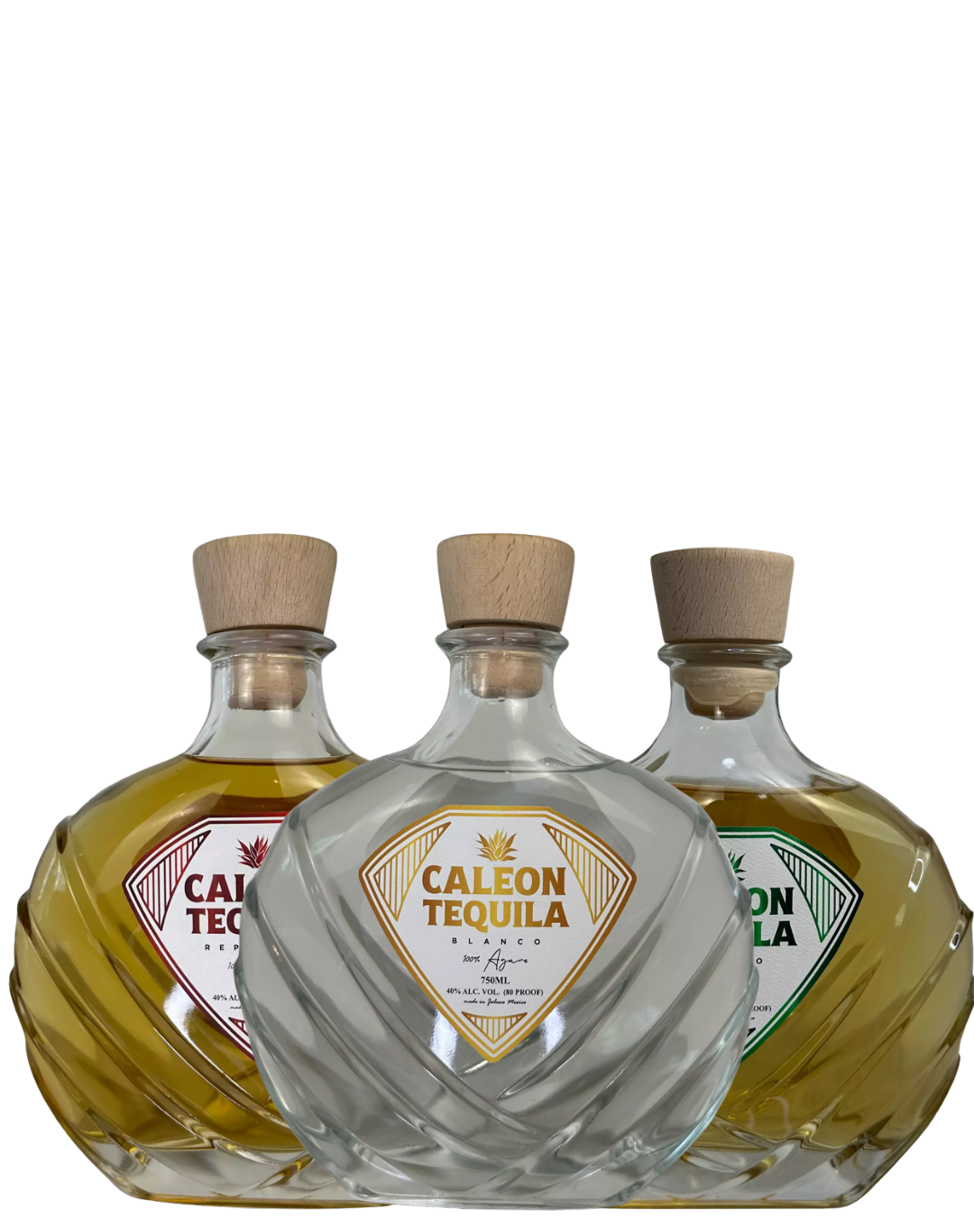 Caleon Tequila Multi-Award-Winning Collection - Blanco, Reposado, & Añejo