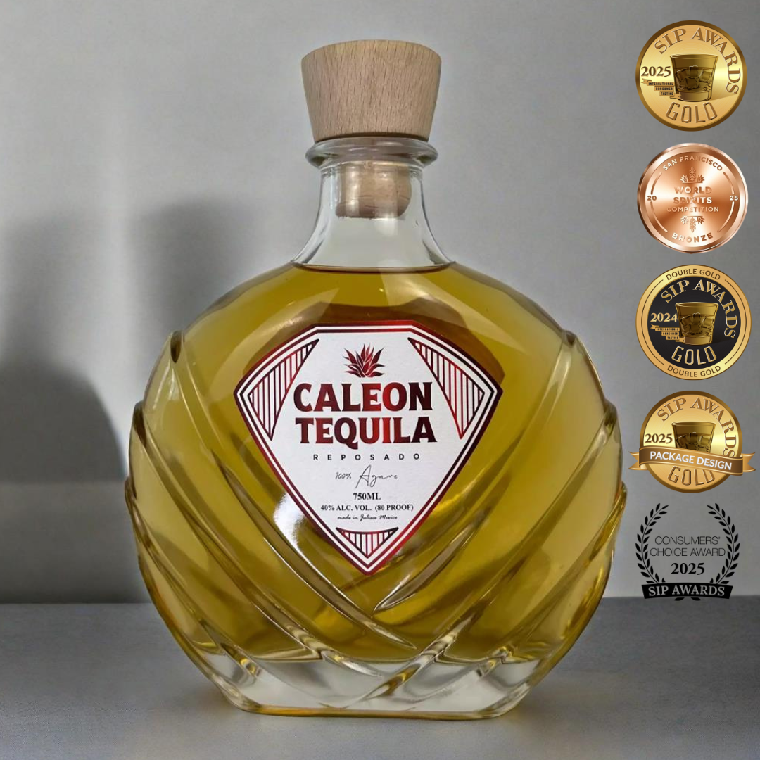 Caleon Tequila Blanco & Reposado Bundle with Award-Winning Packaging and Elegant Design