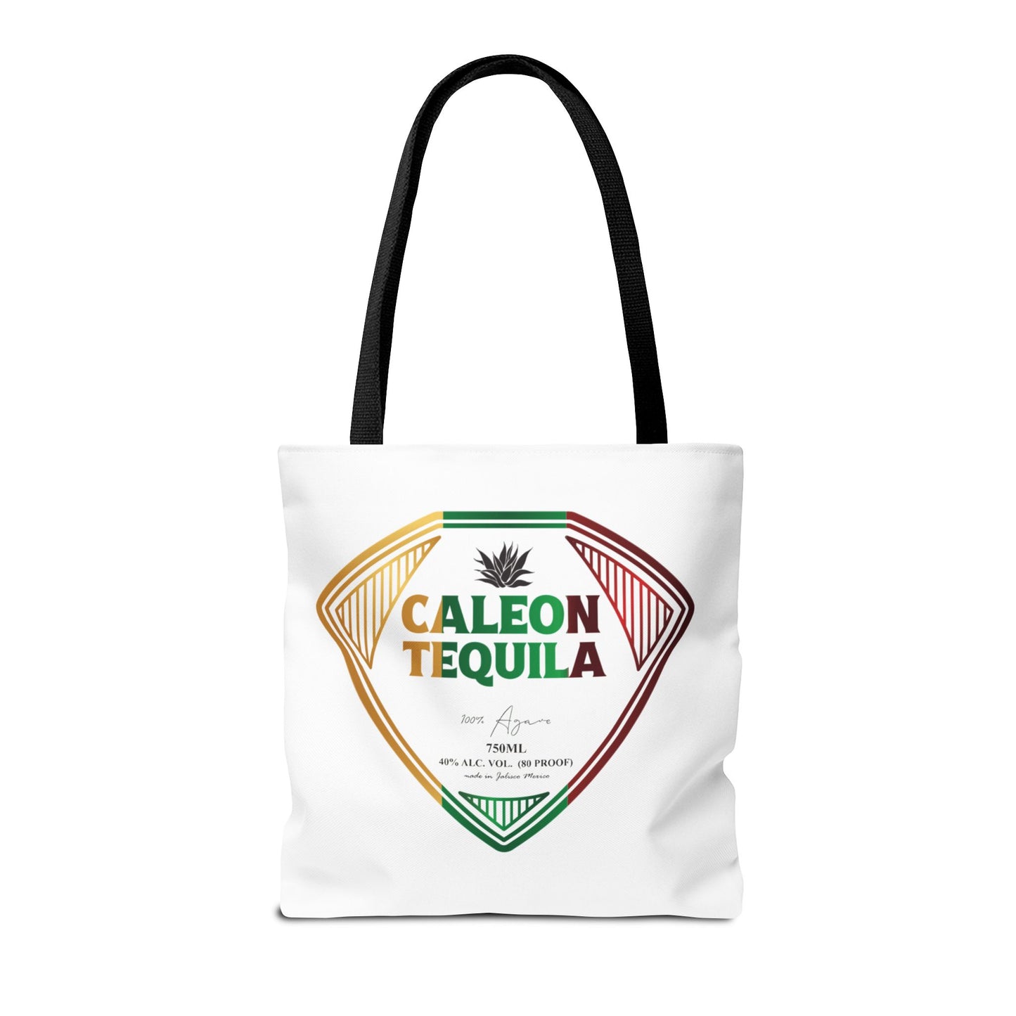Caleon Tequila reusable tequila shopping tote bag with stylish design and sturdy handles