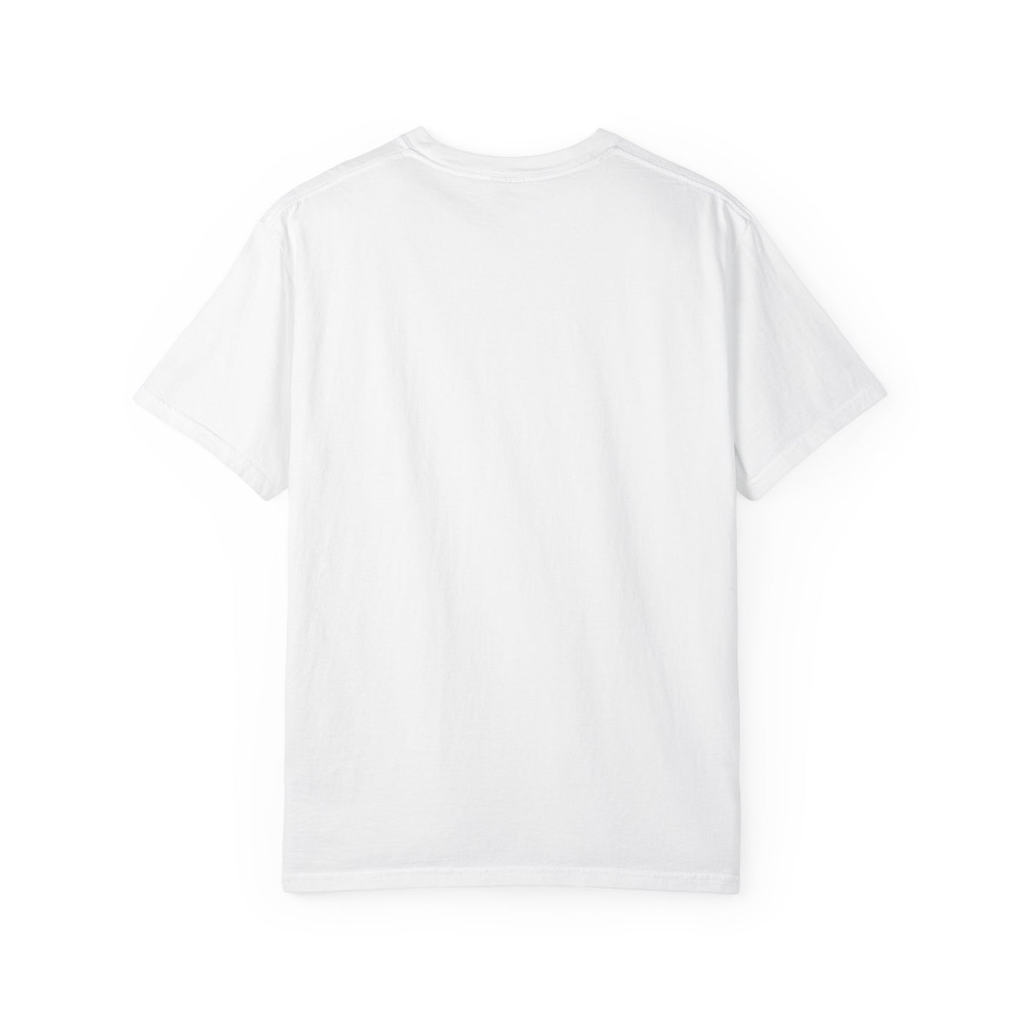 Back view of a Caleon Tequila white T-shirt, ideal tequila brand apparel for casual outings