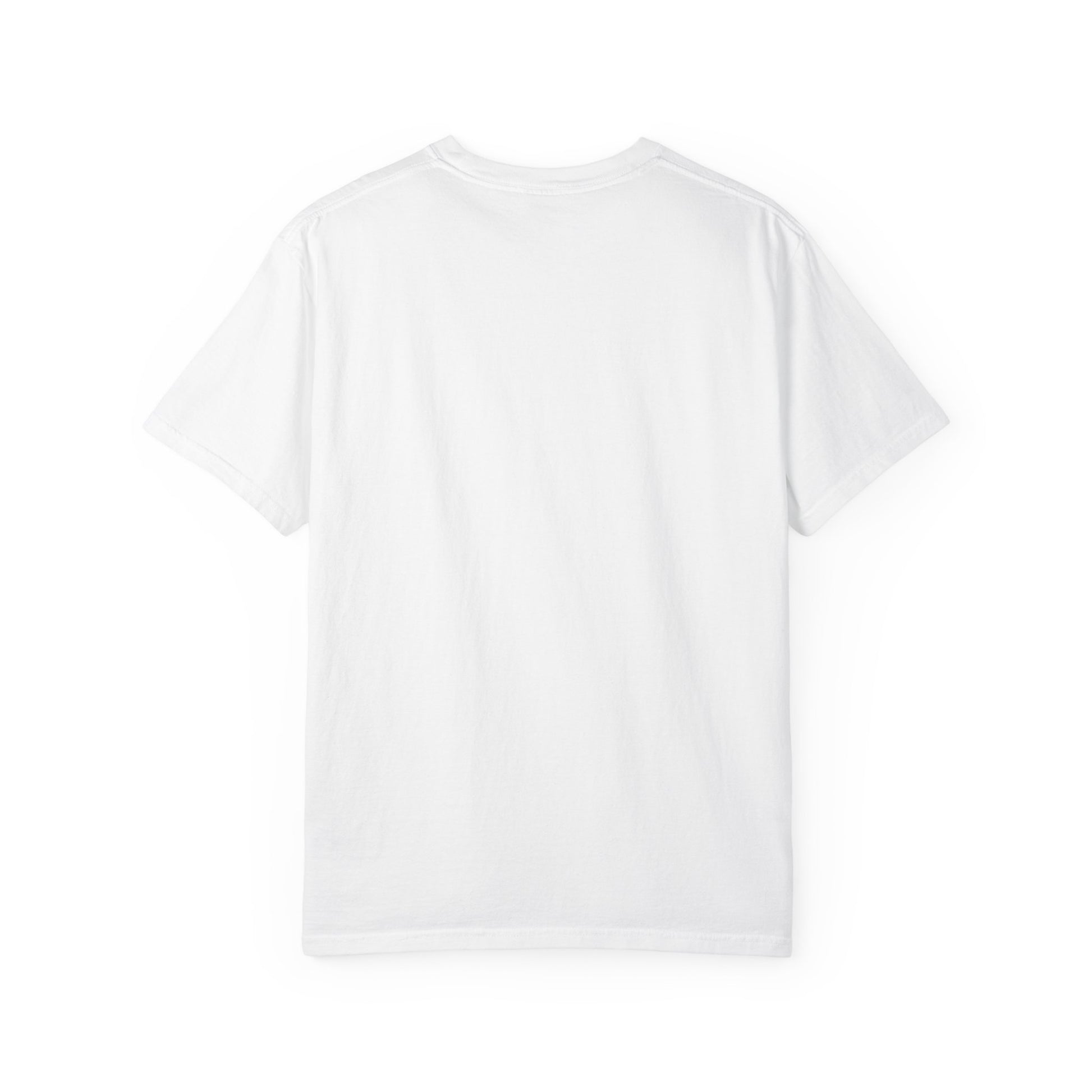 Back view of a Caleon Tequila white T-shirt, ideal tequila brand apparel for casual outings